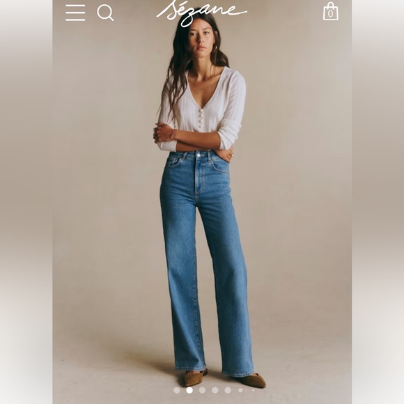 Sezane Denim - Sezane Le New 70’s Jeans